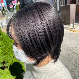 ショート カラー ネイル マツエク・マツパ XENA表参道 MIKUのヘアスタイル