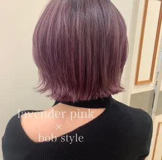 カラー ボブ/美髪矯正 /佐藤　奈巳のヘアスタイル