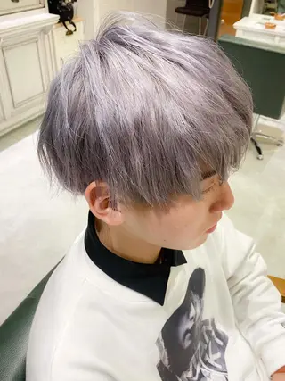 ショート カラー ヘアアレンジ メンズ モテ髪透明感❤️ デイズヘアカラーのヘアスタイル