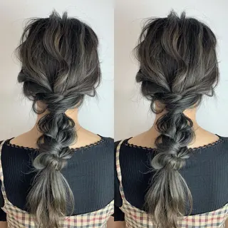 ロング ショート&ボブ井上 菜樹のヘアスタイル