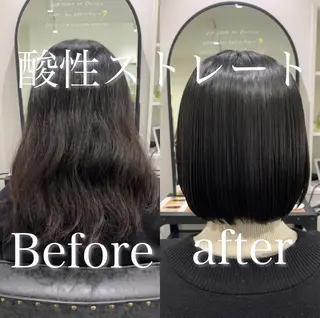 ミディアム 【酸性ストレート】 宮下和明のヘアスタイル