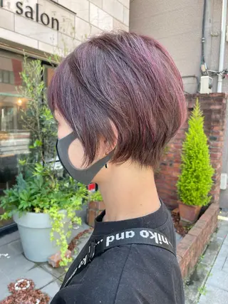 ショート カラー シアン八王子店所属・大人可愛い🧸 艶髪✨かおるのヘアスタイル