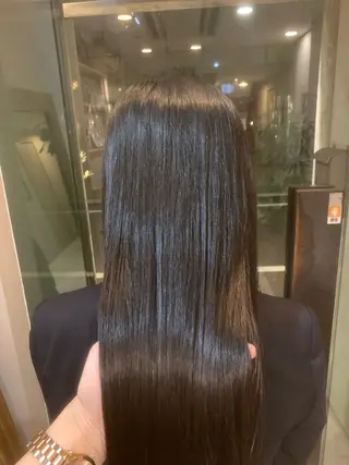 ロング パーマ 似合わせカット/ 艶カラー/いらみなのヘアスタイル