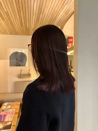 ミディアム カラー ボブ/レイヤーカット ✂︎ AYUMIのヘアスタイル