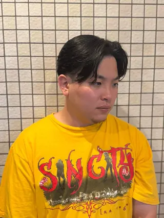 メンズ leo/ロング／ レイヤーカット⛈️のヘアスタイル