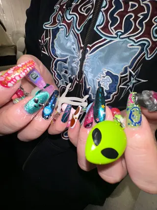 ネイル if Hair＆Nail Salon所属・IKA /海外ネイル /個性派/ワンホンのネイルデザイン