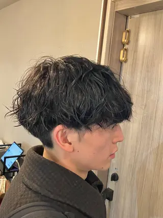 ショート メンズ メンズ/ケアパーマ /hayashiのヘアスタイル