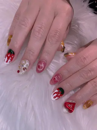 ネイル 長さだし専門店 M2　rikaのネイルデザイン