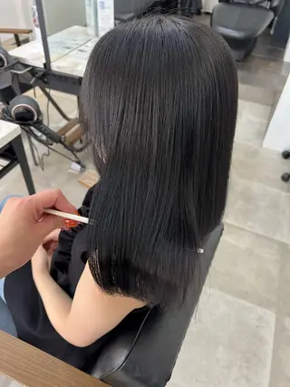 ミディアム カラー 🥀韓国ヘア🥀 宮津真菜のヘアスタイル