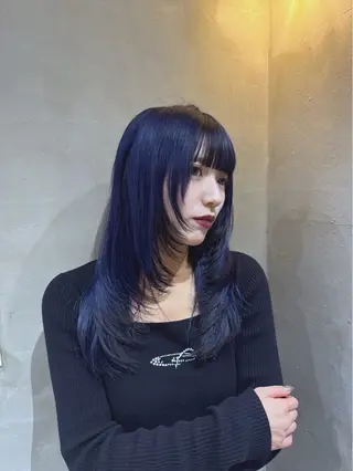 ロング カラー ブリーチ×レイヤー ×エクステ💫ひかるのヘアスタイル