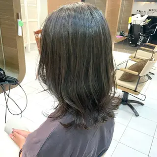 ミディアム カラー 透明感カラー/ 寺田千雅子のヘアスタイル