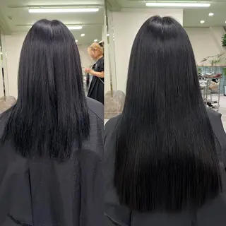ロング カラー MOE🐈‍⬛🎀 エクステ/ワンホンのヘアスタイル