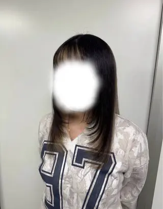 セミロング 川村 礼加のヘアスタイル