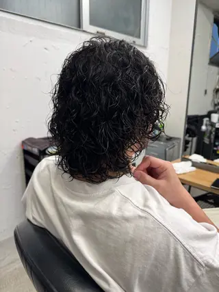 ミディアム パーマ メンズ 💈メンズ特化💈 TASUKUのヘアスタイル