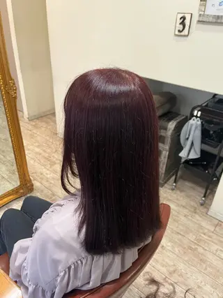 ミディアム 【艶髪カラー】 omiのヘアスタイル