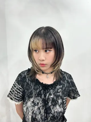 ミディアム Morimoto Laryaのヘアスタイル