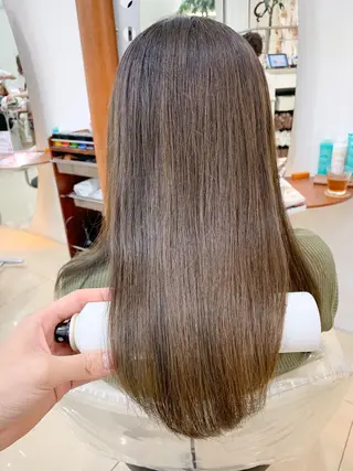 ロング パーマ 縮毛矯正/髪質改善 /韓国風　山川春輝のヘアスタイル