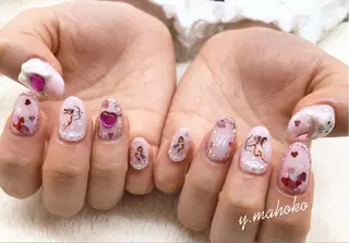 ネイル She nail studio 原宿所属・パラジェル有/ スカルプ/mahoのネイルデザイン