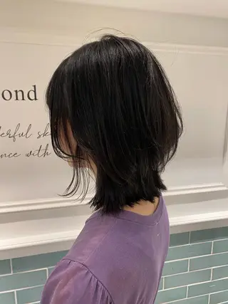 ミディアム 髪質改善レイヤー/ ボブたんの翔太のヘアスタイル