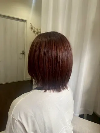 ショート カラー 山本 優音のヘアスタイル