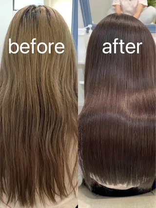 ロング カラー ✨髪質改善が大好評✨ 美容室lic近藤✨のヘアスタイル