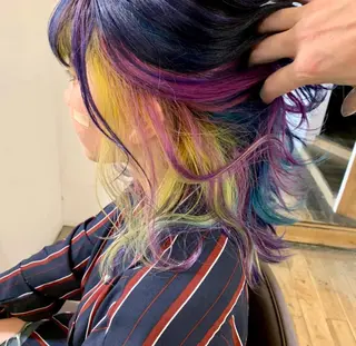 ミディアム カラー 中嶋 【ナカジマ】のヘアスタイル