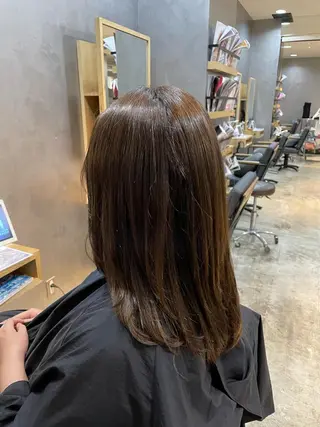 セミロング 上村 颯のヘアスタイル