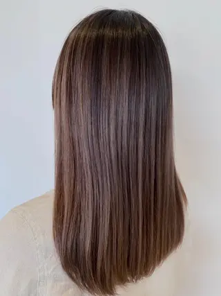 ロング カラー 上西 力のヘアスタイル