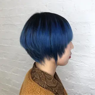 ショート カラー GO TODAY シェアサロン 原宿Verno店所属・髪質改善/ブリーチ/ ボブ特化/よしきのヘアスタイル