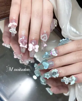 ネイル M🌷nail 長さだし専門店のネイルデザイン