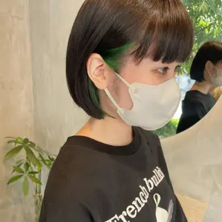 ショート カラー ヤマモト マイのヘアスタイル