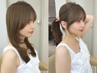 ロング 🌷ハナ🌷/ 韓国ヘア/モテ髪🎀のヘアスタイル