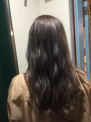 セミロング カラー 💘透明感カラー💘 沖本 将宏のヘアスタイル