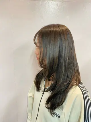 ロング 増田 枝里子のヘアスタイル