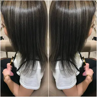 ミディアム カラー 全席個室　暖色カラー Zina松園優香🌸のヘアスタイル