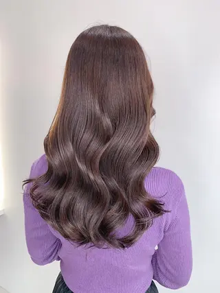 セミロング カラー 💘透明感カラー💘 沖本 将宏のヘアスタイル