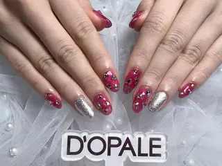 ネイル D‘OPALEサロン所属・長さ出し専門店 上野kkのネイルデザイン