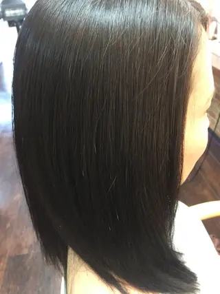 ミディアム 桧山 真のヘアスタイル