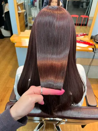 セミロング カラー 🫧艶髪デザイナー 🫧白石航汰のヘアスタイル