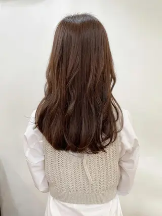 ロング カラー あずまぐち めぐみのヘアスタイル