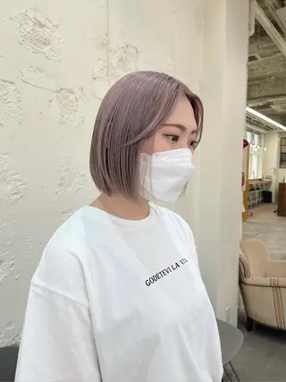 ショート カラー ハイトーン🦢 Natsumiのヘアスタイル