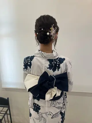 ロング ヘアアレンジ 福本 光のヘアスタイル