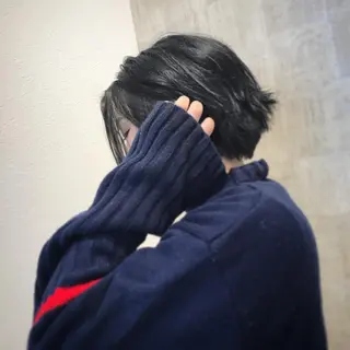 ショート カラー HARUNA🤍 大人ショートヘアのヘアスタイル