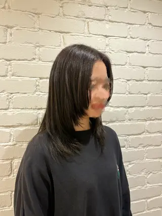 セミロング カラー り んのヘアスタイル
