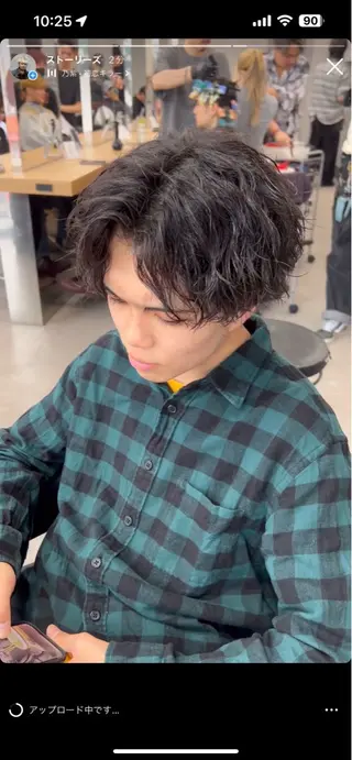 パーマ メンズ 新世代パーマ⚡️ の達人トモ⚡️のヘアスタイル