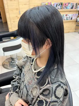 カラー ブリーチパーマ🌍 正木天のヘアスタイル