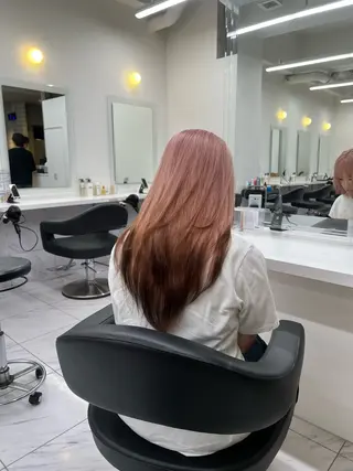 セミロング カラー 韓国レイヤーカット /REIのヘアスタイル