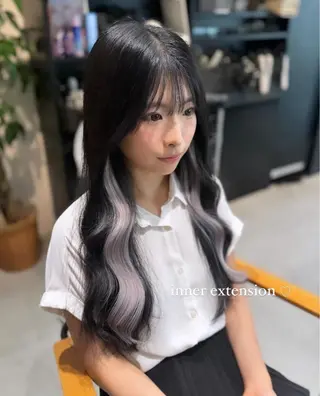 ロング 川口 永遠のヘアスタイル