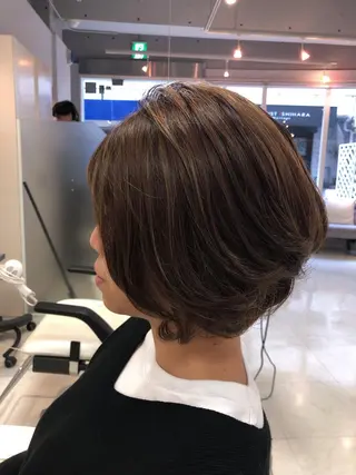 ショート 阿部 美咲のヘアスタイル