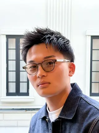 ショート メンズ DAD　BARBERSHOP所属・三宮メンズカット ヨシイッキのヘアスタイル